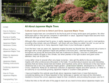 Tablet Screenshot of japanesemaplesonline.com